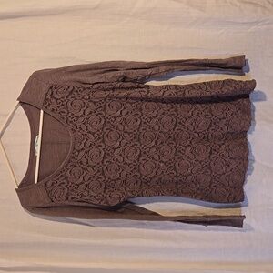 Maurices dusky purple Large shirt